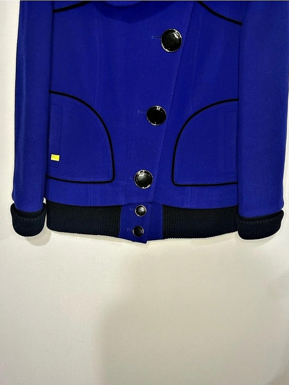 🇨🇦 Soia & Kyo Canadian Designer Royal Blue Wool Jacket Size M - Picture 4 of 14